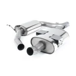 Milltek Sport SSXSE121 Resonated (Quieter) Cat-Back Exhaust System with Single Polished Oval Tip