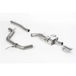 Milltek Sport SSXSE128 Non-Resonated (Louder) Cat-Back Exhaust System with Single Polished Oval Tip (Cupra K1 Style)