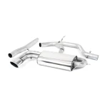 Milltek Sport SSXSE129 Non-Resonated (Louder) Cat-Back Exhaust System with Oval Trim