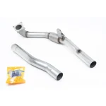 Stainless Steel Cast Large Bore Downpipe with Catalyst Delete (For Milltek 3" Cat-Back) SSXSE143