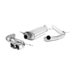 Milltek Sport SSXSE152 Non-Resonated (Louder) Cat-Back Exhaust System with Twin Polished Tips