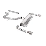 Milltek Sport SSXSE242 Non-Resonated (Louder) Cat-Back Exhaust System with GT-100 Titanium Trims