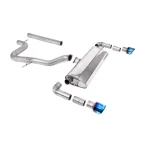 Milltek Sport SSXSE243 Non-Resonated (Louder) Cat-Back Exhaust System with GT-100 Burnt Titanium Trims