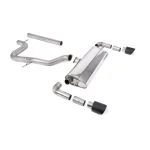 Milltek Sport SSXSE244 Non-Resonated (Louder) Cat-Back Exhaust System with JET-100 Carbon Fibre Trims