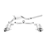Milltek Sport SSXSK27 Resonated (Quieter) Cat Back Exhaust System - Uses OE Tips