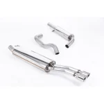 Milltek Sport SSXVW032 Resonated (Quieter) Cat-Back Exhaust System with Twin Polished Tips