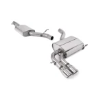 Milltek Sport SSXVW045 Resonated (Quieter) Cat-Back Exhaust System with Polished Trims