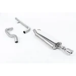 Milltek Sport SSXVW150 Non-Resonated (Louder) Cat-Back Exhaust System with Single GT100 Trim