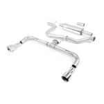 Milltek Sport SSXVW246 Resonated (Quieter) Cat-Back Exhaust System with Dual GT100 Tips (GTI Style)