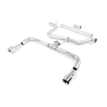 Milltek Sport SSXVW247 Non-Resonated (Louder) with Dual GT100 Tips Cat-Back Exhaust System (GTI Style)