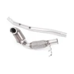 Milltek Sport SSXVW513 Large Bore Downpipe with HJS Hi-Flow Sports Catalyst (For OE Cat-Back)