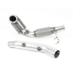 Milltek Sport SSXVW541 Cast Downpipe with 200 Cell Race Cat and GPF/OPF Delete (For OE Catback Only)