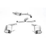 Milltek Sport Cat-Back Exhaust System with Polished Quad Oval Tips