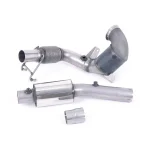 Milltek Sport SSXVW552 Resonated (Quieter) Downpipe with Hi-Flow Sports Cat - For OE Cat-Back