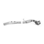 Large Bore Downpipe with Race Cat (For Milltek OPF-Back) SSXVW641