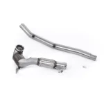 Milltek Sport SSXVW673 Large Bore Downpipe and Hi-Flow Sports Cat - Fits with OE Cat Back System Only