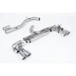 Milltek Sport SSXVW713 80mm Race Cat-back with GT-100 Polished Trims (Non-Resonated - Loudest)